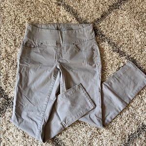 Jag Jeans high rise slim ankle gray jean, size 2